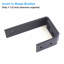 Ensemble de quincaillerie de porte de grange bucks bypass-1434169972