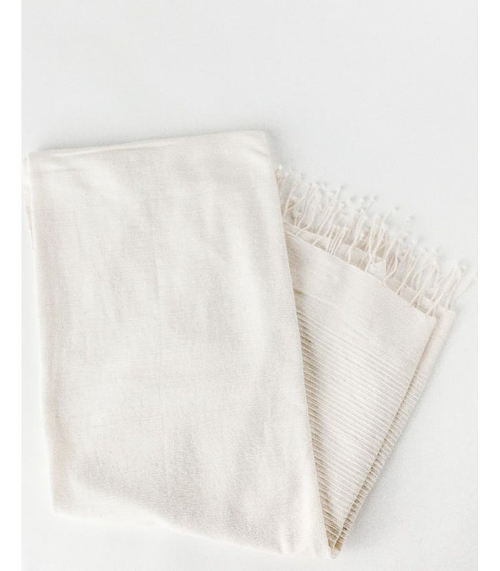 Serviette de bain en coton Riviera, Beige