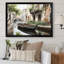 Canal Quiet Passage Charcoal II - reproduction sur toile-710455218-710455221