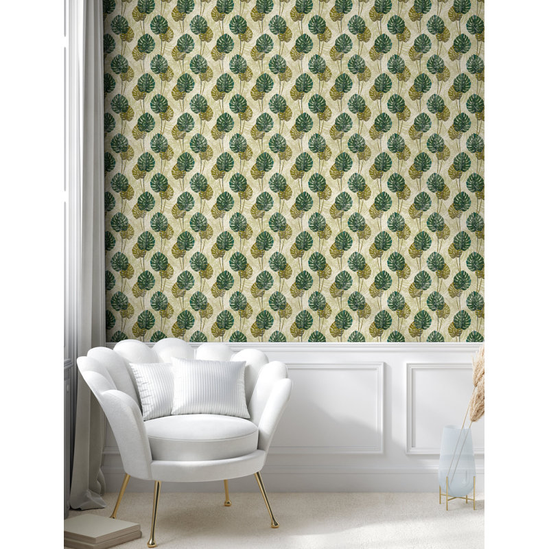 Saurabh Roll, 100" L x 13" W, Fawn Hunter Green