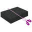 Vidaxl Rubber Pad Black Rubber Minimalist Office Non-Slip Square Durable