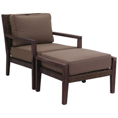 Kambrea Wicker Outdoor Lounge Chair