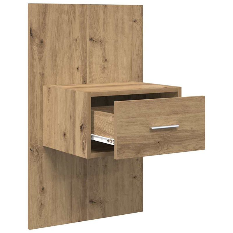 Bed Cabinet, Artisan Oak