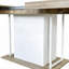 Table de salle à manger extensible en bois vieilli pour 6 à 10 personnes-200076799