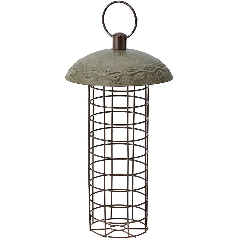 Anslie Metal Hanging Tube Bird Feeder