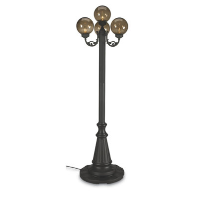 Lampadaire d'extérieur 80 po 4 lumières Mateo