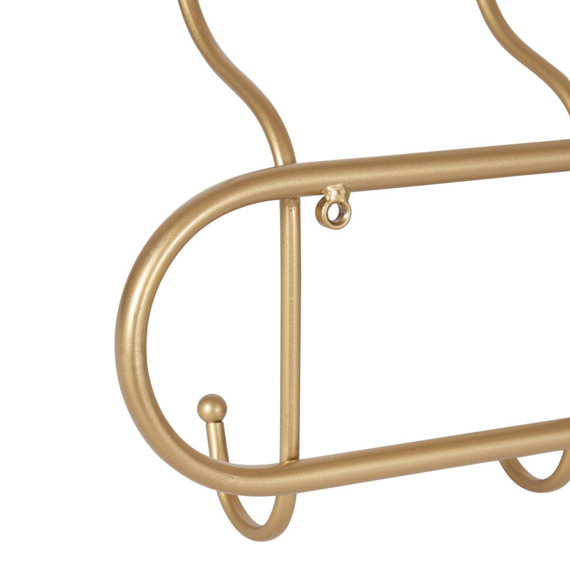 Itzel Wall Hooks 25X4x12 Gold