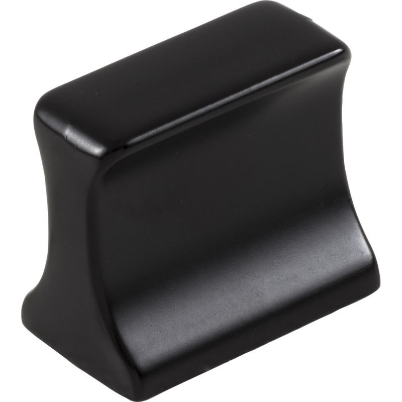 Sullivan 1 1/4" Length Rectangle Knob, Matte Black