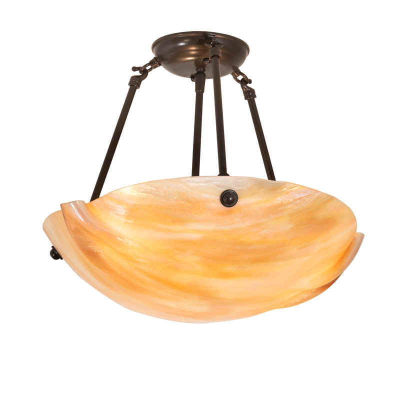 Plafonnier semi-encastré 3 lumières 16 po Stanelli