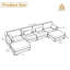 Canapé modulaire en velours côtelé Maelina -107665273-119222694