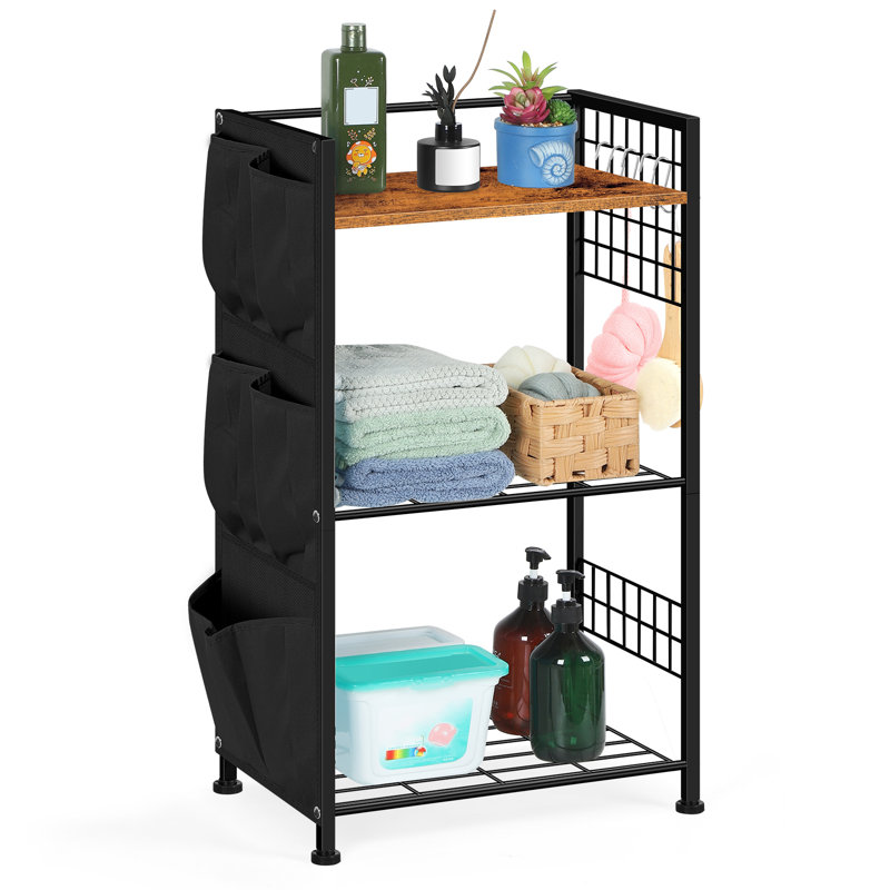Bathroom Storage Shelf Brown