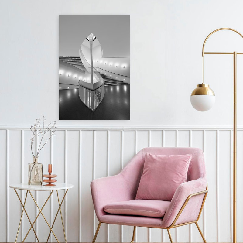 Art mural Marquise Contemporary Architecture City, H 24 po x l 16 po