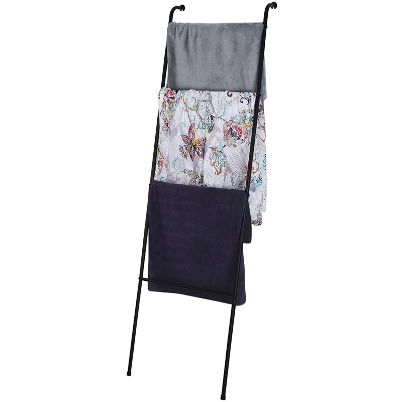 5 ft Blanket Ladder, Black