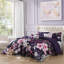 Bebejan Morning Glory 100% Cotton Sateen 5 Piece Reversible Comforter Set-112669936