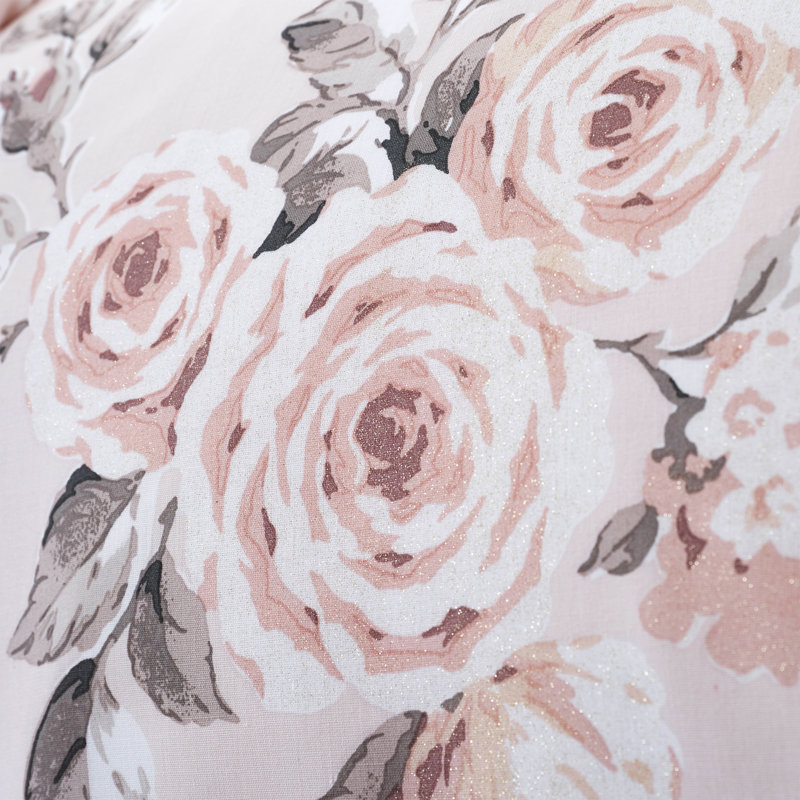 Canterbury Floral Reversible Double Duvet Cover Set with Pillowcases with Pillowcases, Blush, Single - 1 Standard Pillowcase