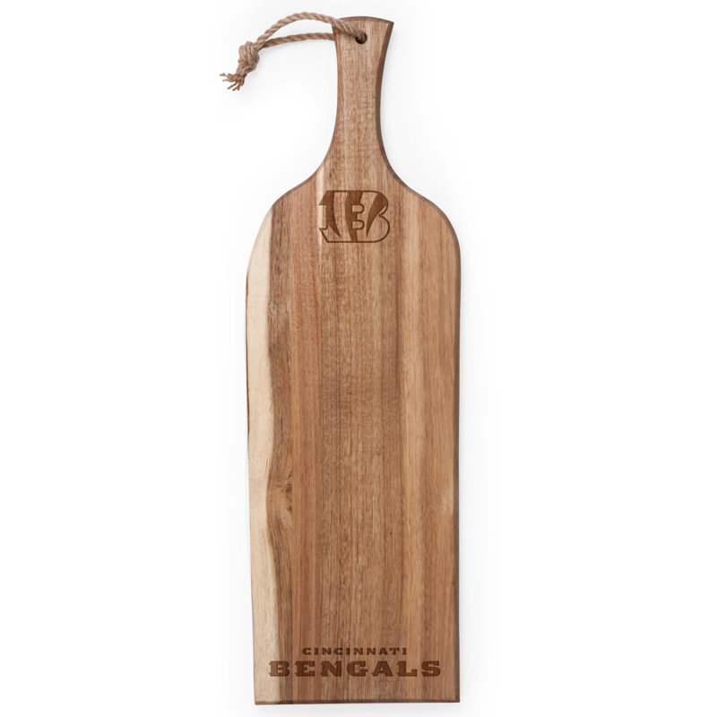 Planche à fromage en acacia Artisan, Cincinnati Bengals