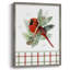 Reproduction encadrée de la collection Winter visiteur B - bois massif-326097921