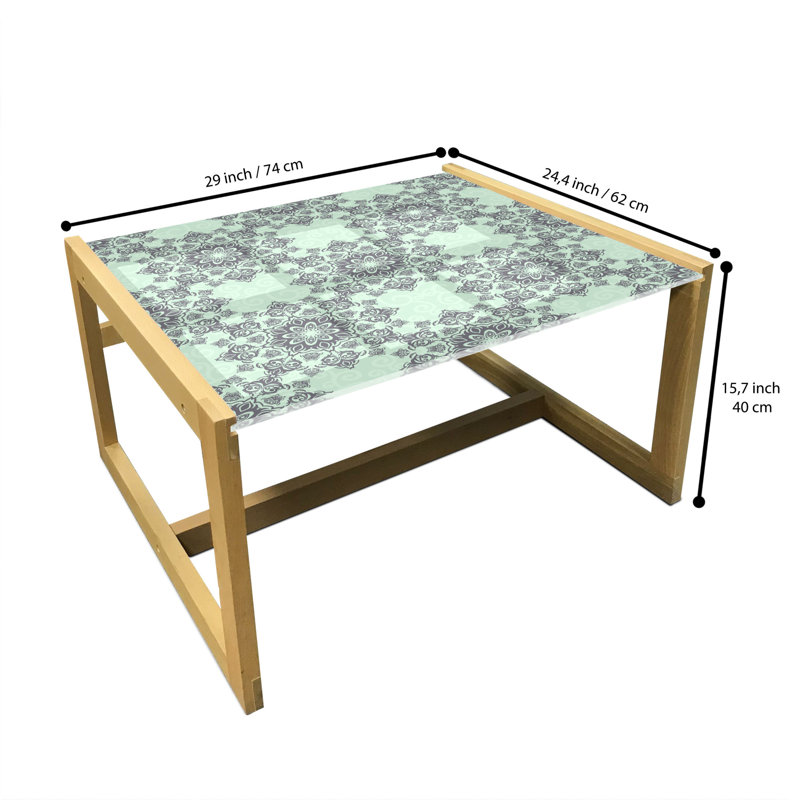 Jaaire Sled Coffee Table, 62cm H x 74cm W x 40cm D