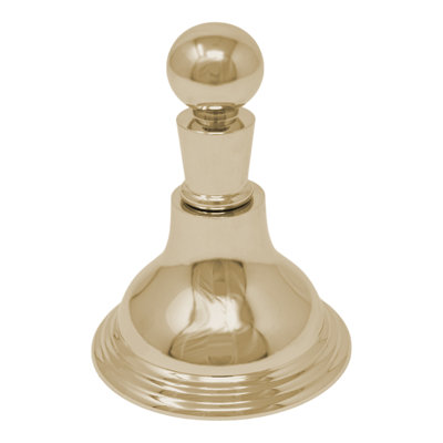 St. Lawrence Traditional Wall Mounted Robe Hook with Escutcheon and Solid Brass