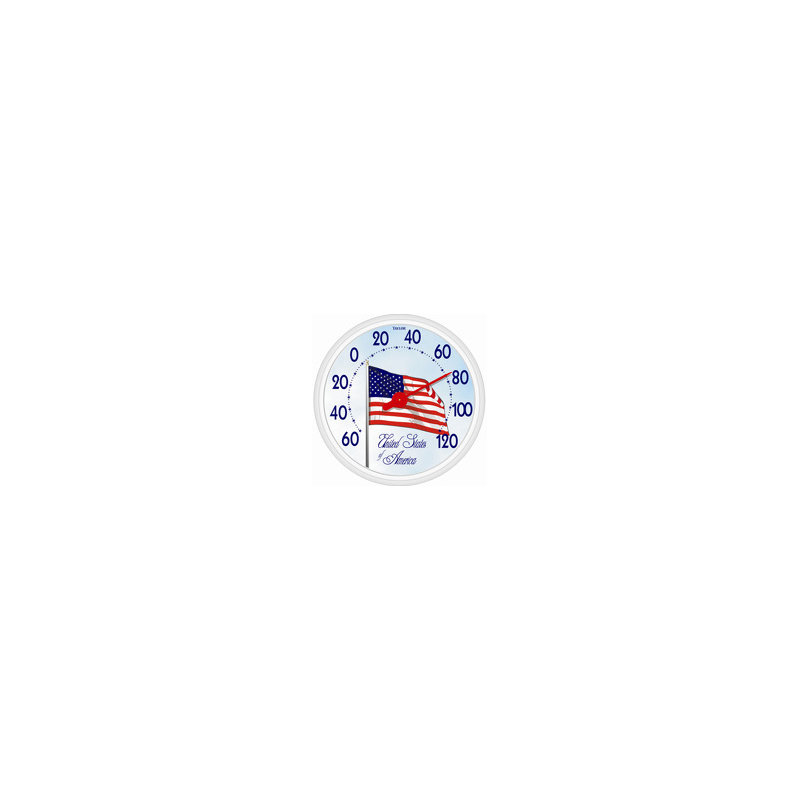 Thermomètre à drapeau usa