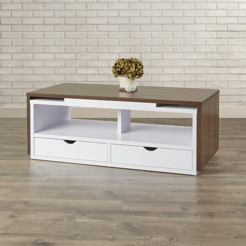 Lisle Solid Coffee Table with Storage