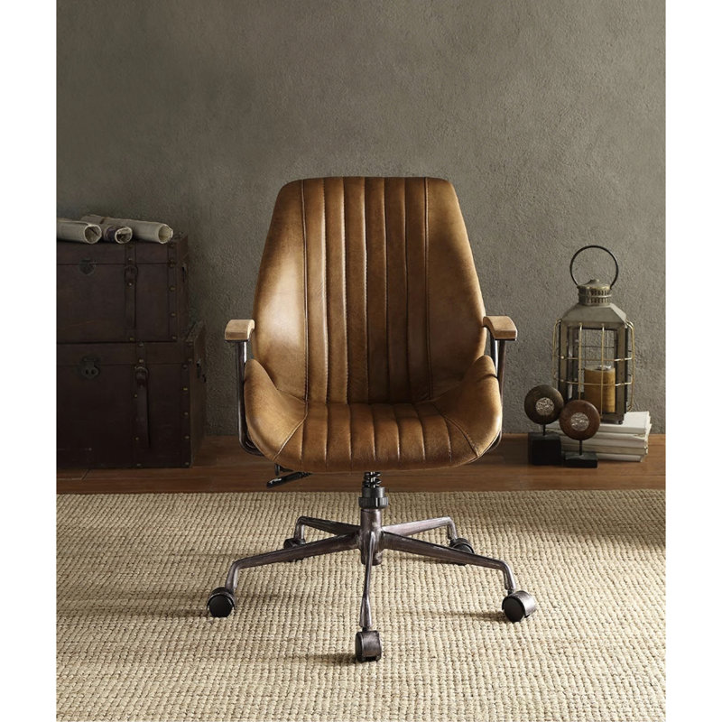 Chaise de bureau en cuir Hamilton