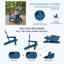 Ensemble de chaises d'extérieur pliantes Adirondack-1478044658