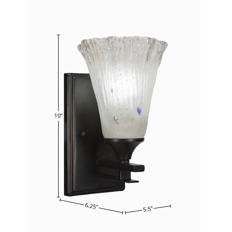 Uptowne Wall Sconce, Dark Granite