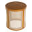 Tadeo Rubberwood & PE Rattan End Table With Circular Top-882795341