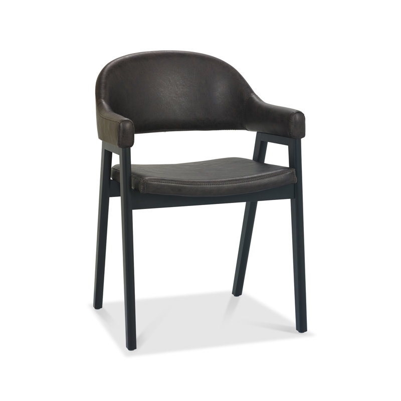 Camden Upholstered Back Armchair, Brown