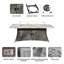Wicker Patio Dining Set Table,