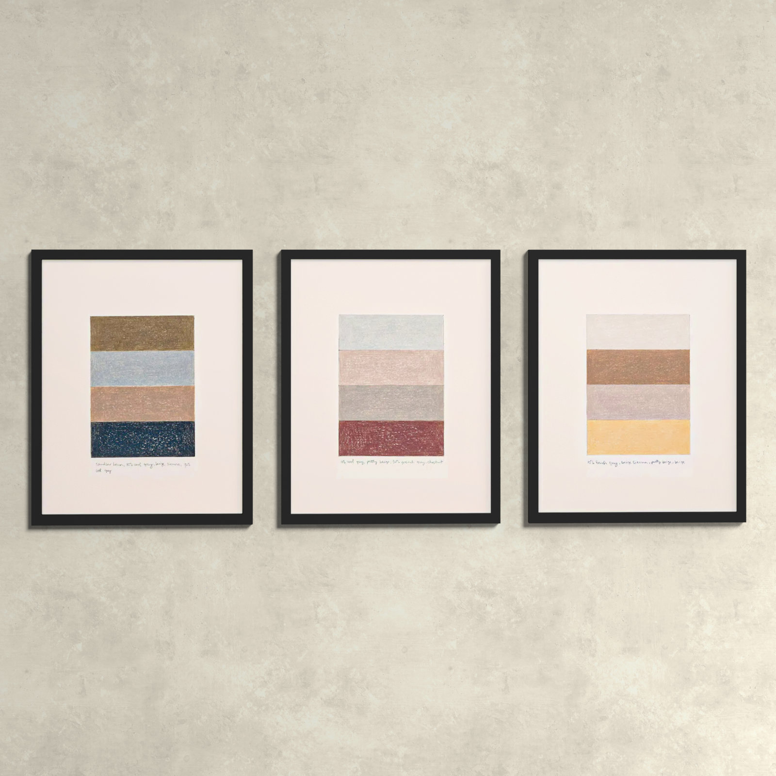 Stacks by Beth James, Black Framed, 25" H x 20" W x 1.25" D