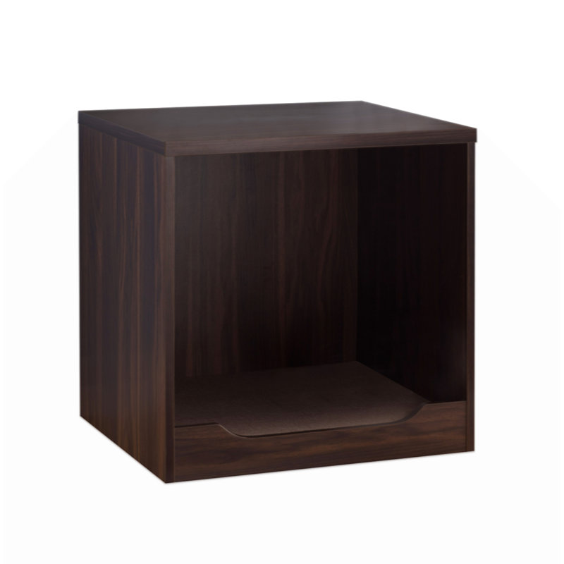 Modern Pet End Table with Removable Mat Living Room Side Table Accent Table Open Table