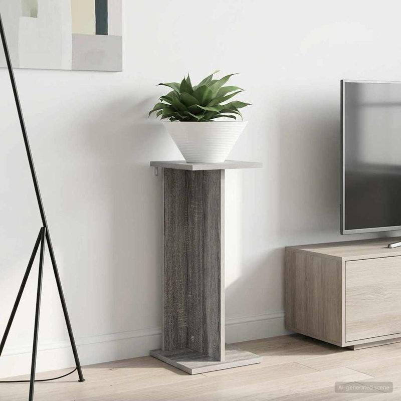 Plant Stand, Grey Sonoma, 60.5cm H x 25.5cm W x 25cm D