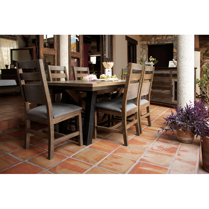 Deeone Pine Solid Wood Dining Table