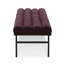 Banc en velours chenille cannelé 55 po Bolus