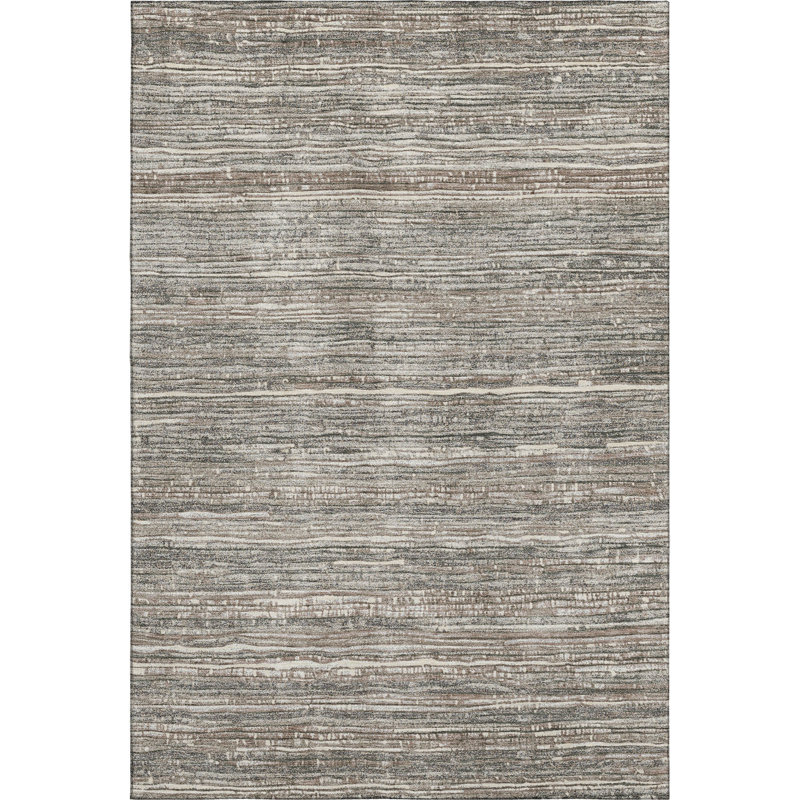 Premium Machine Washable Mayfield AMF1846 Stripes Rug, Rectangle 8' x 10'