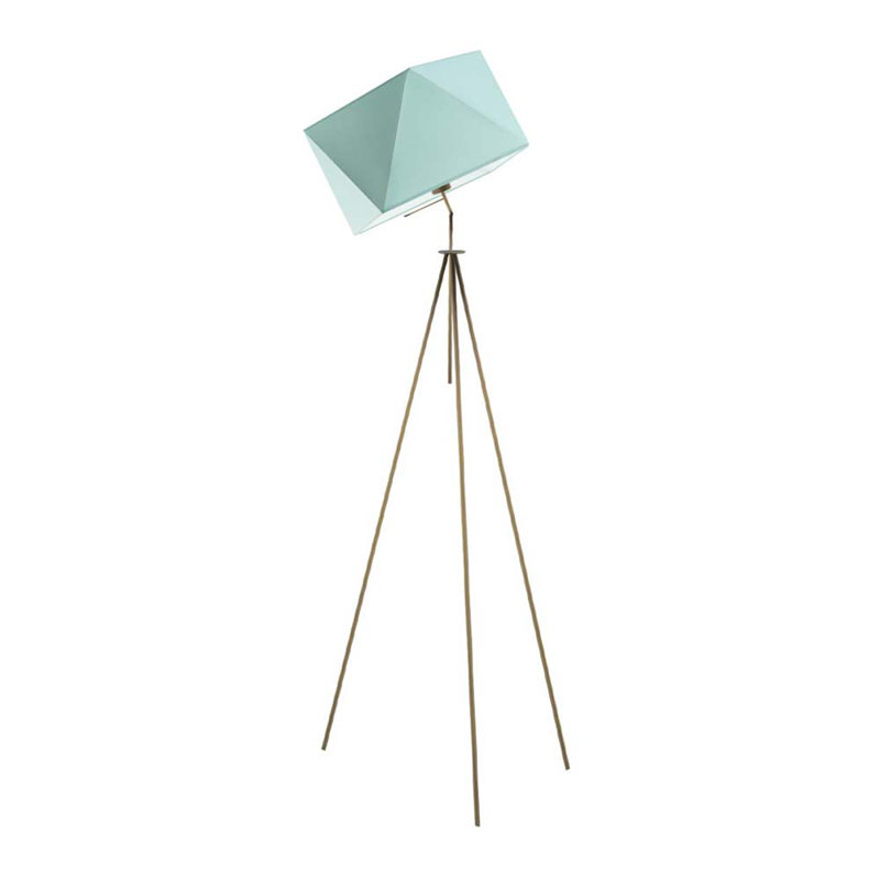 Ayaniah 142 H cm Tripod Floor Lamp, Mint, Antique Gold