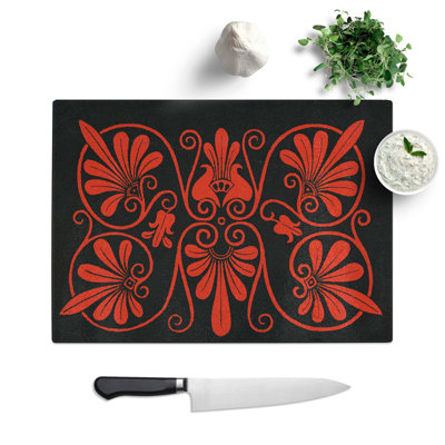 Tempered Glass an Illustration Chopping Board