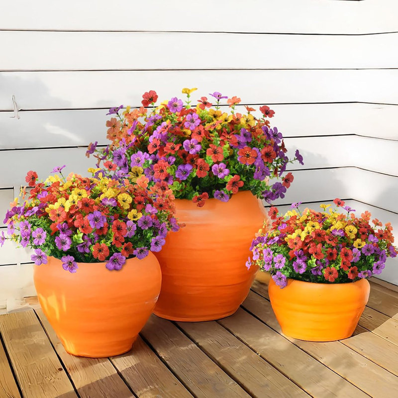 Fleurs artificielles pour plantes artificielles d'extérieur