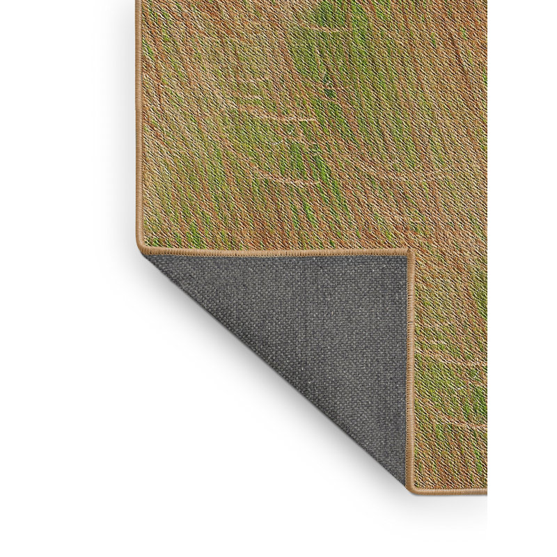 Tapis décoratif vert Jasinski, Rectangle 8 pi x 12 pi