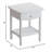 Curved End table/Night Stand with one drawer-706638682