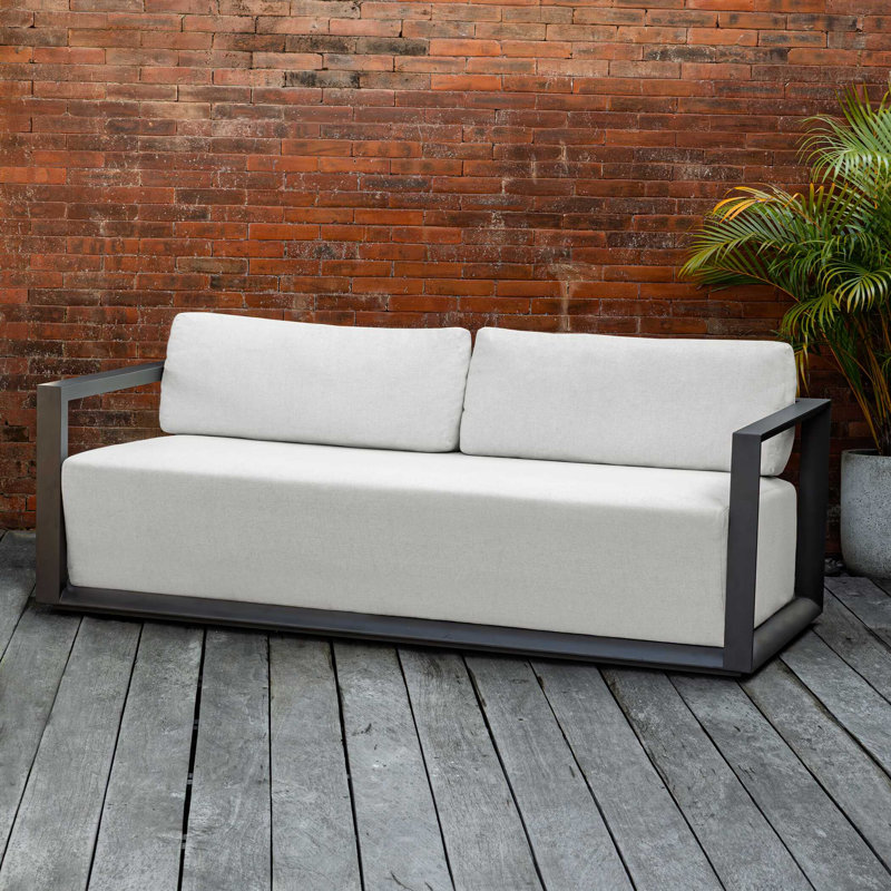 Parlington Outdoor Black/Oyster Sofa