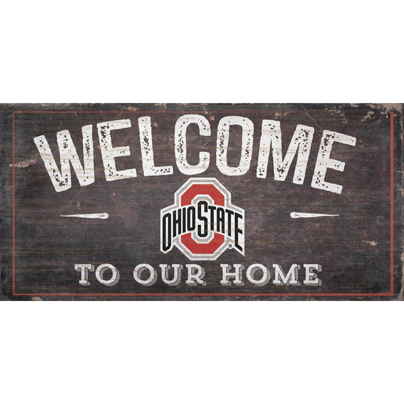 Décoration murale ncaa welcome, Ohio State Buckeyes