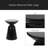 Outdoor Metal End Table -Large-1885140289