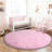 Thick, Non-Slip Round Indoor Rug Pink Design Ultra-Soft Perfect for Living Rooms, Nurseries, Bedrooms, and Home Offices-805677174-805677176