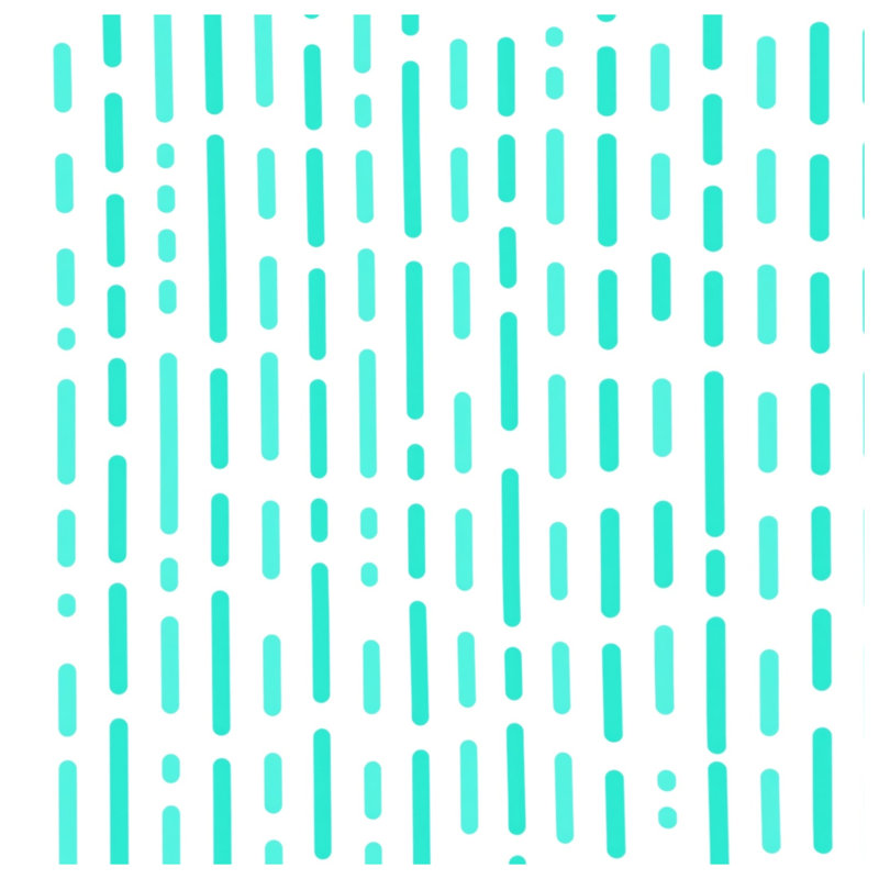 Édredon turquoise à lignes verticales, Queen