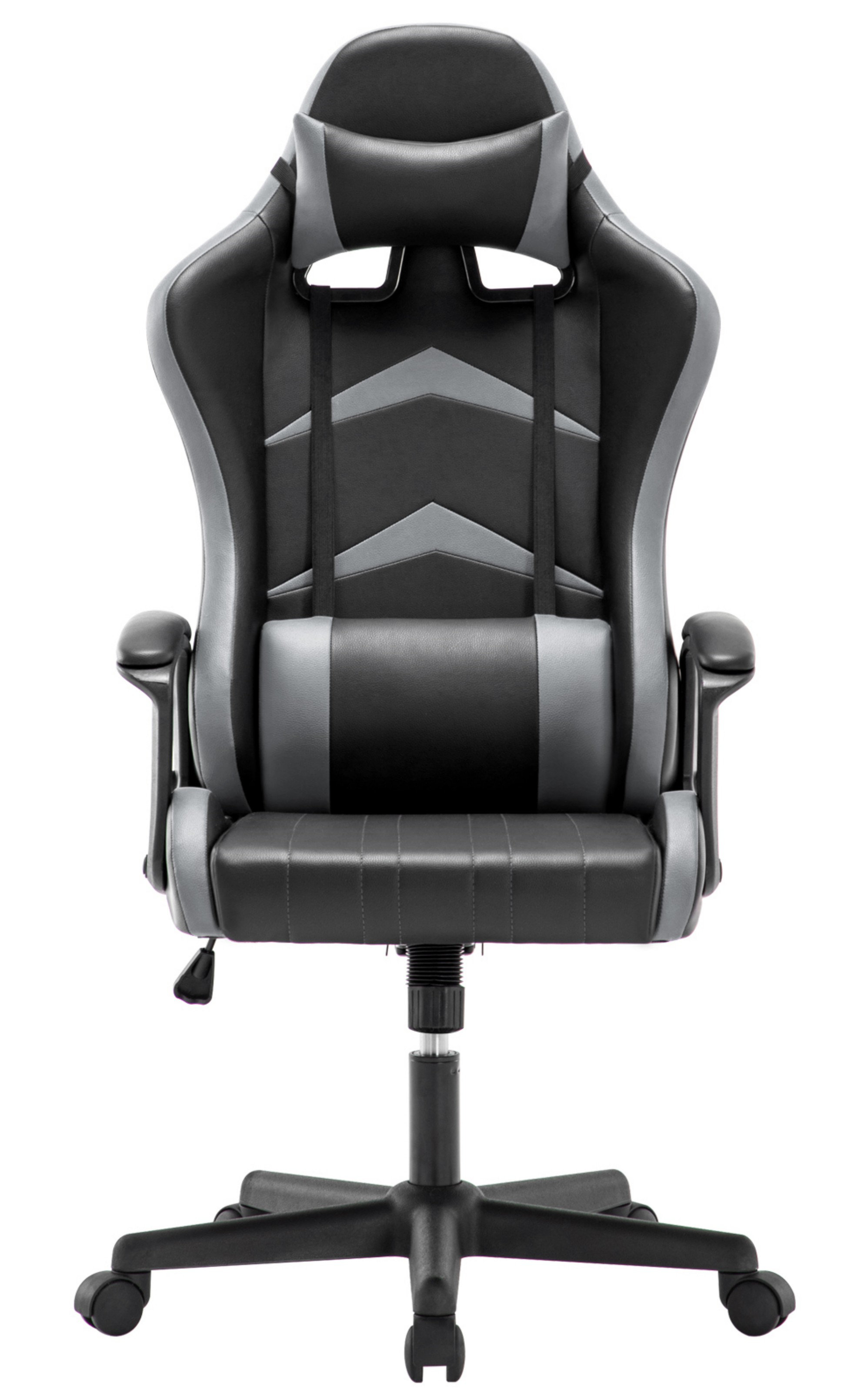 Inbox Zero High Back Gaming Racing Chair with Adjustable Headrest and Lumbar Cushion Reviews Wayfair