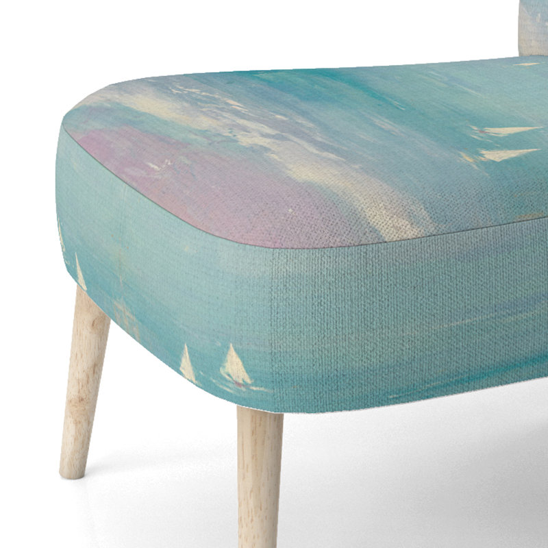 From The Shore - Upholstered Nautical & Beach Accent Side Chair