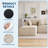 Corner Design Sectional Sofa with Pillows & High Density Foam, Modular L-Shaped Couch for Living Room No Assembly Required, Beige-1277173217